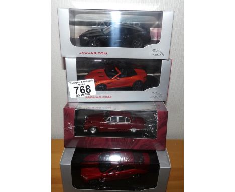 IXO 1:43 scale Jaguars and 1 x 1:43 scale Atlas Jaguar. P&amp;P Group 2 (£18+VAT for the first lot and £2+VAT for subsequent 