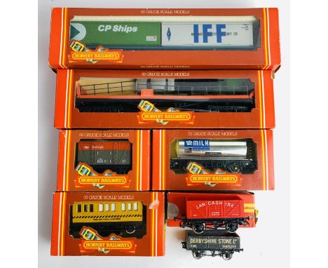 7x OO Gauge Wagons - 6x Hornby &amp; 1x Peco - See Picture. P&amp;P Group 3 (£25+VAT for the first lot and £5+VAT for subsequ