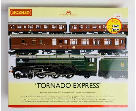 Hornby R3059 Tornado Express Train Pack - Boxed. P&amp;P Group 2 (£18+VAT for the first lot and £2+VAT for subsequent lots) 