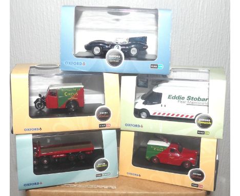 Oxford 1:76 scale x 5 mixed models. P&amp;P Group 2 (£18+VAT for the first lot and £2+VAT for subsequent lots) 