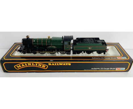 Mainline 37-043 OO Gauge 'Lydham Manor' BR Green Loco - Boxed. P&amp;P Group 2 (£18+VAT for the first lot and £2+VAT for subs