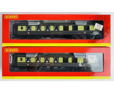 2x Hornby 12 Wheel Pullman Coaches with Lights - To Include: R4383 Monaco, R4420 Neptune - Both Boxed. P&P Group 2 (£18+VAT f