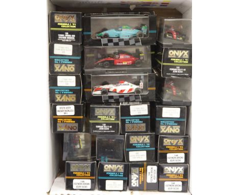 24 x Onyx Formula 1 cars, some doubles. P&amp;P Group 3 (£25+VAT for the first lot and £5+VAT for subsequent lots) 