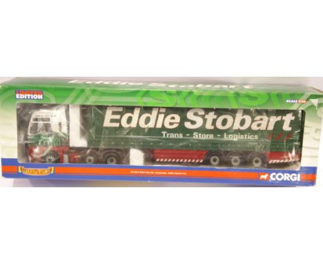 Corgi Modern truck 1:50 man TGA XXL curtainsider Eddie Stobart. P&amp;P Group 2 (£18+VAT for the first lot and £2+VAT for sub