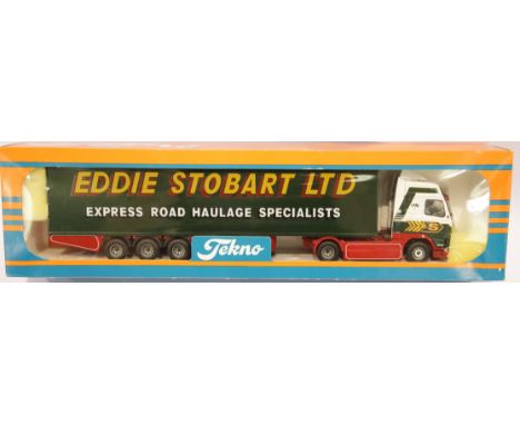 Tekno 1:50 scale Cat no 69 Volvo and trailer, Eddie Stobart 08/1998. P&amp;P Group 2 (£18+VAT for the first lot and £2+VAT fo