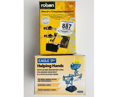 2x Helping Hands Modelling Tools - Boxed. P&amp;P Group 1 (£14+VAT for the first lot and £1+VAT for subsequent lots) 