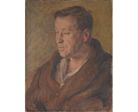 Henry Bird,Portrait of a man,oil on canvas, signed,46x36cm,two other pastel portraits of ladies and a printed map of Northamp