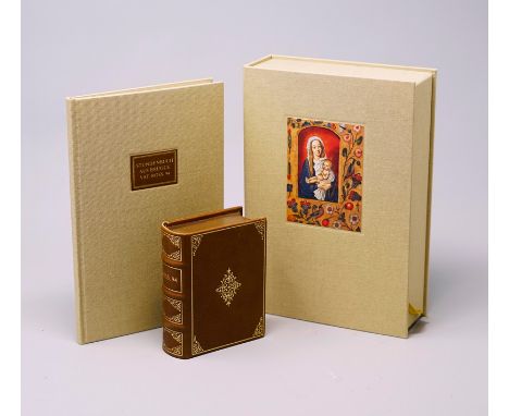 Stundenbuch aus Brügge. Kodex Vat. Ross. 94 der Biblioteca Apostolica Vaticana. Faksimile und Kommentar. 2 Bände. 9,5 x 7 cm 