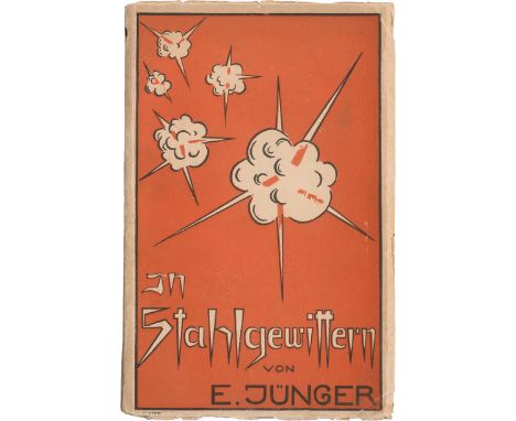 Jünger, Ernst. In Stahlgewittern. Aus dem Tagebuch eines Stoßtruppführers. IX (inkl. Portraittafel), 181 S. Mit einigen Texti