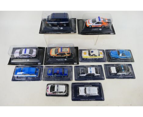 Amer - Premium Collectibles - 12 x carded emergency vehicles in 1:43 scale including BMW 530 in Luxembourg Police livery, Tra