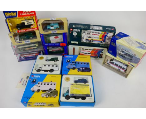 Corgi - EFE - Dinky - 11 x boxed models including limited edition MCW Metrobus MkII in Yorkshire Rider livery # 45101, Ford T