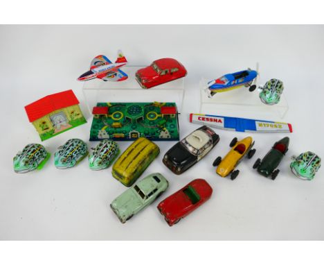 Minimodels (Scalex) - Dibro - Others - An unboxed group of British, European and Japanese vintage and modern tinplate toys. L