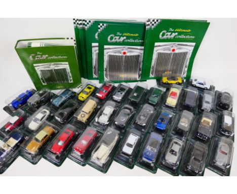 Del Prado - A collection of 35, 1:43 scale diecast model vehicles from the Del Prado 'Ultimate Car Collection' series. Lot in