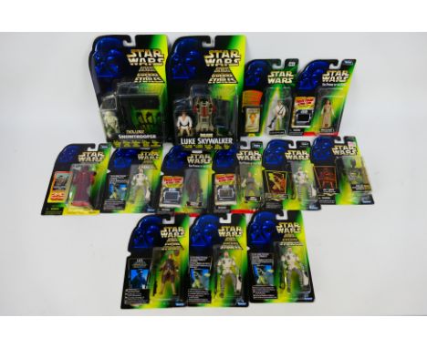 Kenner - Star Wars - 20 x carded figures including ASP-7 Droid, Princess Leia Organa, Hoth Rebel Soldier, Deluxe Snowtrooper,