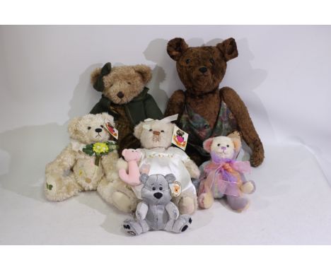 Russ, Jaymar Creations, Metro Soft Toys, Chubbley Bears, Other - 6 x bears - Lot includes a limited edition Vintage Edition R