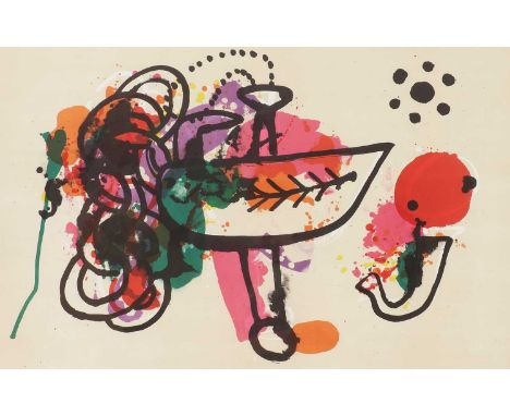 ▴ Alan Davie (1920-2014)'The Celtic Dreamboat I'lithograph printed in colours, signed and dated 'Alan Davie, 65' in pencil l.