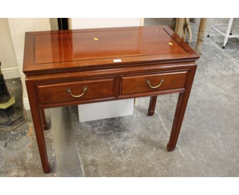 A MODERN CHINESE STYLE HALL / CONSOLE TABLE