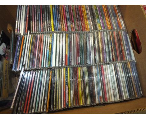 A TRAY OF CD SINGLES