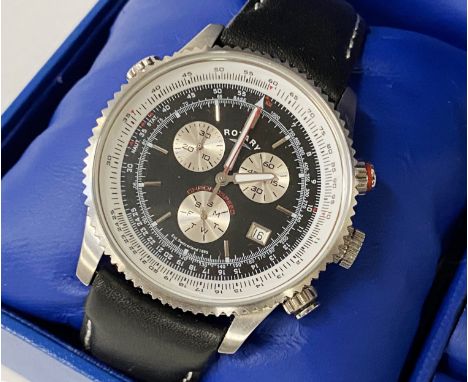 MENS ROTARY CHRONOSPEED CHRONOGRAPH - WORKING IN ORIGINAL BOX