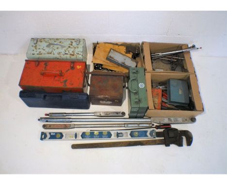 A quantity of various tools.