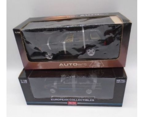 A boxed Auto Art Off-Road Division die-cast Range Rover 4.6 HSE (1:18 scale), along with a boxed Sun Star European Collectibl