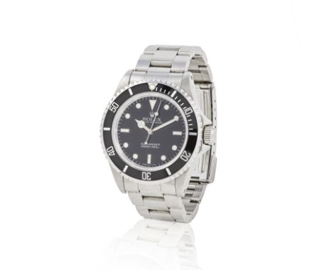 Rolex. A fine stainless steel automatic bracelet watchRolex. Belle montre bracelet en acier mouvement automatiqueModel: Subma