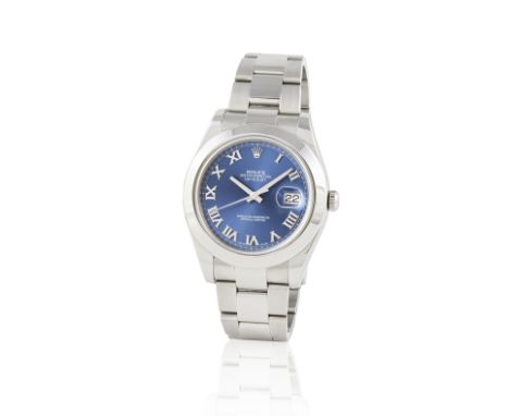 Rolex. A stainless steel automatic calendar bracelet watchRolex. Montre bracelet en acier avec date mouvement automatiqueMode