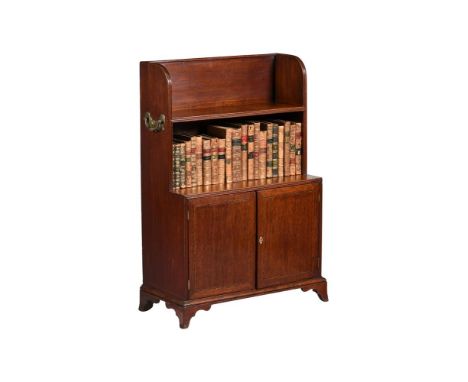 A GEORGE III MAHOGANY BOOKCASE SIDE CABINET CIRCA 1810The doors enclosing a shelf97cm high, 69cm wide, 32cm deepCondition Rep