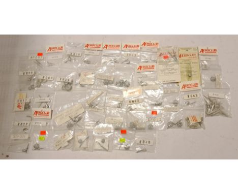 AeroClub &amp; Similar, a Group of Mixed Scale White Metal Aviation Model Kit Parts. Although unchecked for completeness cond