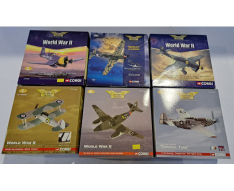 Corgi Aviation Archive a boxed military 1:72 scale group. Although unchecked for completeness condition appears generally Goo