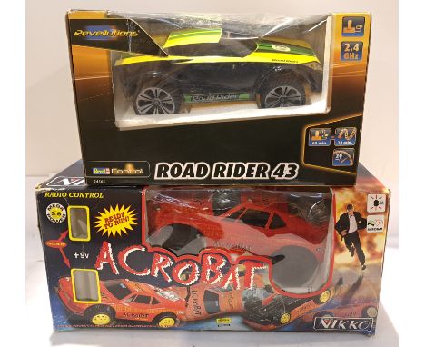 Revell &amp; Nikko, a boxed Pair of 1:14 &amp; 1:18 Scale RC Cars. Unchecked for completeness or if in working order conditio