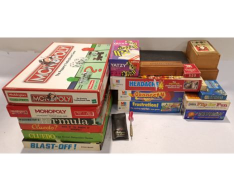 MB, Hasbro &amp; Similar, a boxed Group of Board Games &amp; Activities. Includes Monopoly, Cluedo with others. Although unch
