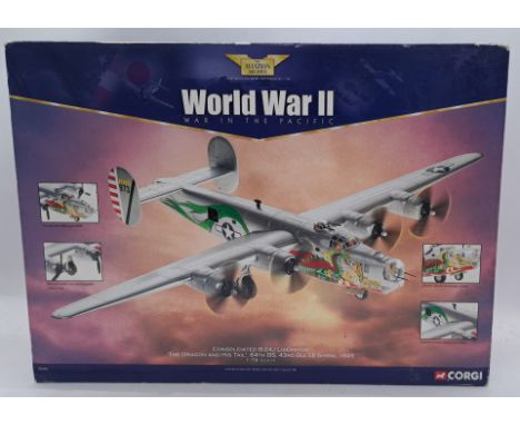 Corgi Aviation Archive, a boxed 1:72 scale AA34001 (WW2 - War in the Pacific) Consolidated B-24J Liberator "The Dragon &amp; 