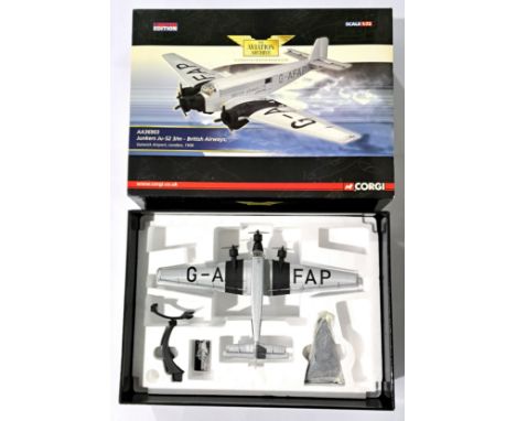 Corgi Aviation Archive, a boxed 1:72 scale AA36903 Junkers JU-52 3/M - "British Airways". Conditions although not checked for