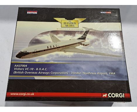 Corgi a boxed Aviation Archive 1/144 scale AA37004 Vickers VC-10 - B.O.A.C. (British Overseas Airways Corporation) London Hea