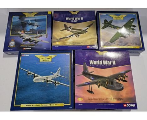 Corgi Aviation Archive a boxed military 1:144 scale group. Although unchecked for completeness condition appears generally Go