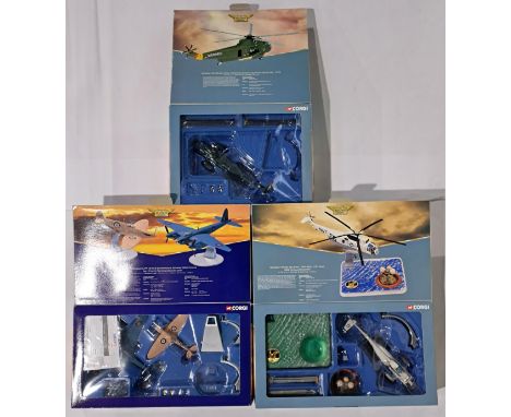 Corgi Aviation Archive, a boxed group of 1:72 scale Military Aircraft. Although unchecked for completeness condition appears 