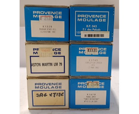 Provence Moulage, a boxed Group of Scale Racing Car Model Kits. Although unchecked for completeness condition appears Excelle