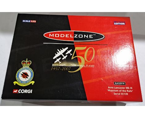 Corgi The Aviation Archive No. AA32614 Avro Lancaster in 1/72nd scale. Condition appears Good Plus to Excellent (though unche
