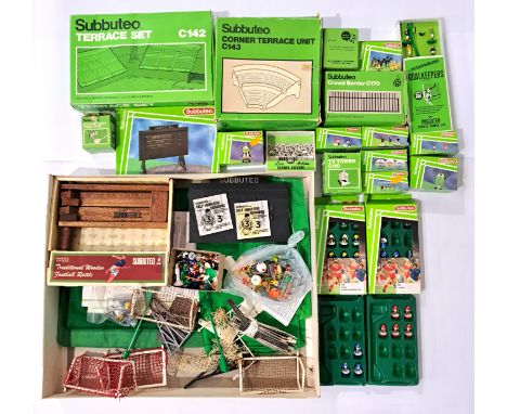 Subbuteo Table Football, a boxed &amp; unboxed group comprising of incomplete Teams, Accessories, Pitches etc to include boxe