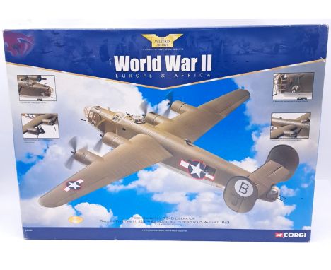 Corgi Aviation Archive, a boxed 1:72 scale AA34002 Consolidated B-24D Liberator "Ball OF Fire The III". Although unchecked fo