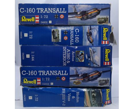 Revell a boxed 1:72/1:144 scale aircraft group. Conditions appear Good to Excellent (most parts still bagged) within generall