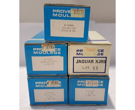Provence Moulage, a boxed Group of Scale Racing Car Model Kits. Although unchecked for completeness condition appears Excelle