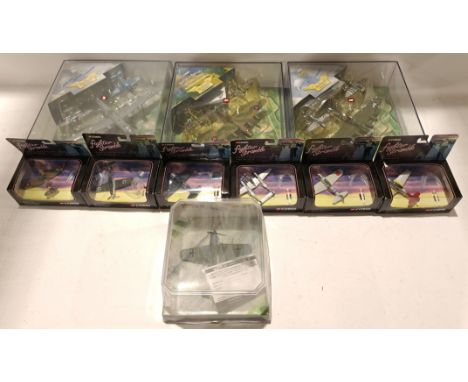 Corgi Aviation Archive, a boxed Group of Mixed Scale Military Aircraft Models. Although unchecked for completeness condition 