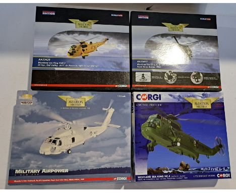 Corgi Aviation Archive a boxed helicopter 1:72 scale group. Although unchecked for completeness condition appears generally G