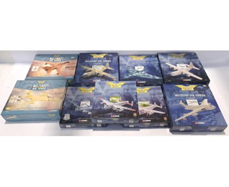 Corgi Aviation Archive, a boxed Group of 1:144 Scale Military Aircrafts. Although unchecked for completeness condition appear