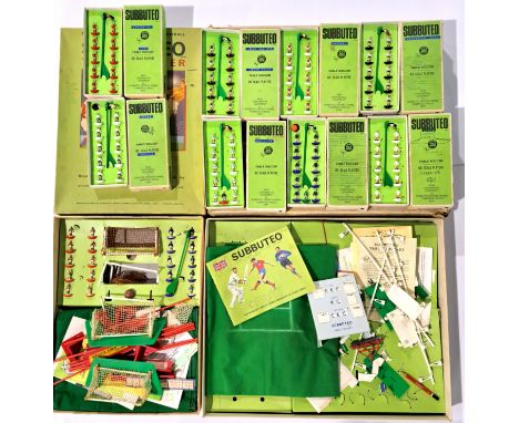 Subbuteo Football &amp; Cricket, a group comprising of incomplete Football &amp; Cricket Sets with loose items and incorrect 