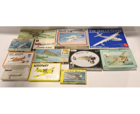 Flashback, WCO &amp; Similar, a boxed Group of 1:72 &amp; 1:200 Scale Aviation Model Kits. Although unchecked for completenes