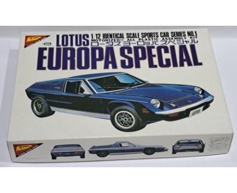Nichimo 1:12 scale, No.MB-1201 - Lotus Europa Special. Conditions appears Excellent to Near Mint (with main body and kit part