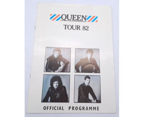 Queen a large collection of memorabilia to include; 1982 Tour programme, Freddie Mercury Photographic Exhibition 1996 program
